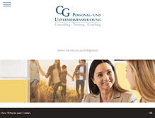 Tablet Screenshot of cg-personal.de